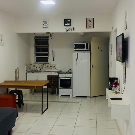 Apartamento Kit Net Pe Na Areia Praia Grande  Buitenkant foto